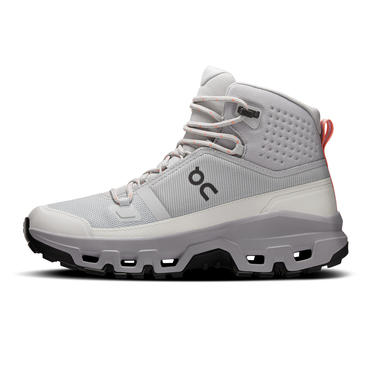 On Cloudrock Mid Waterproof - Women's in Glacier / Alloy - view 4