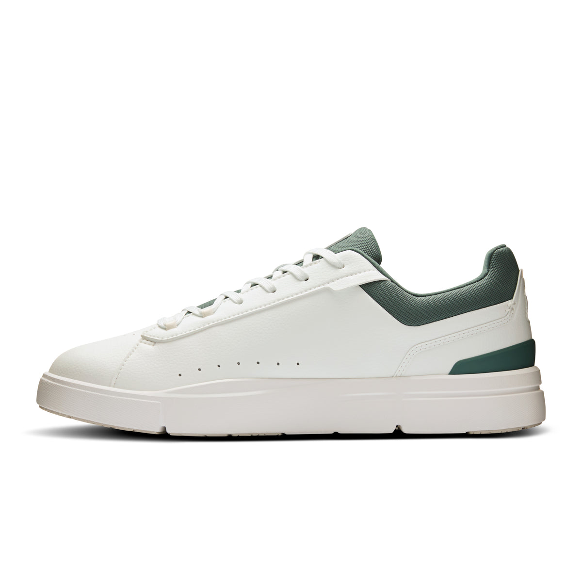On THE ROGER Advantage - Men's in White / Olive - view 4