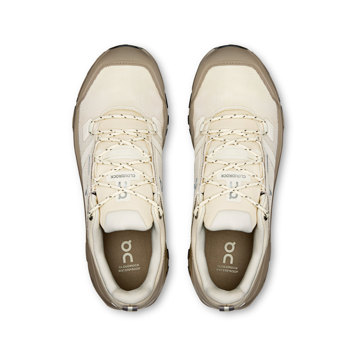 On Cloudrock Low Waterproof - Men's in Grain / Soba - view 2