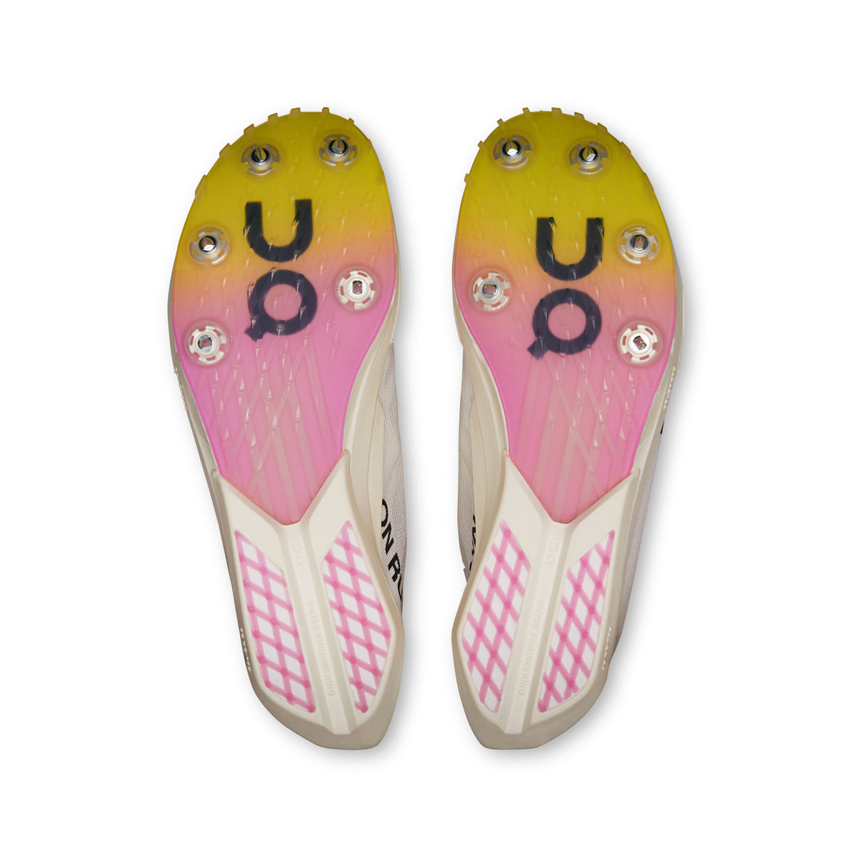 On Cloudspike Amplius 2 - Women's in White / Raspberry - view 3