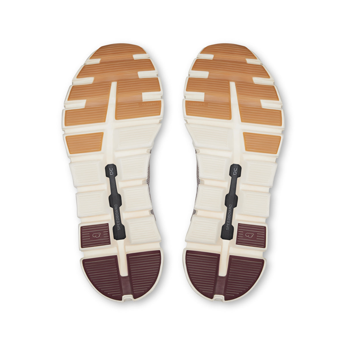 On Cloud 6 Versa - Women's in Ice / Maroon - view 3