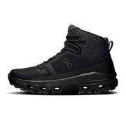 On Cloudrock Mid Waterproof - Women's in Black / Black - view 4