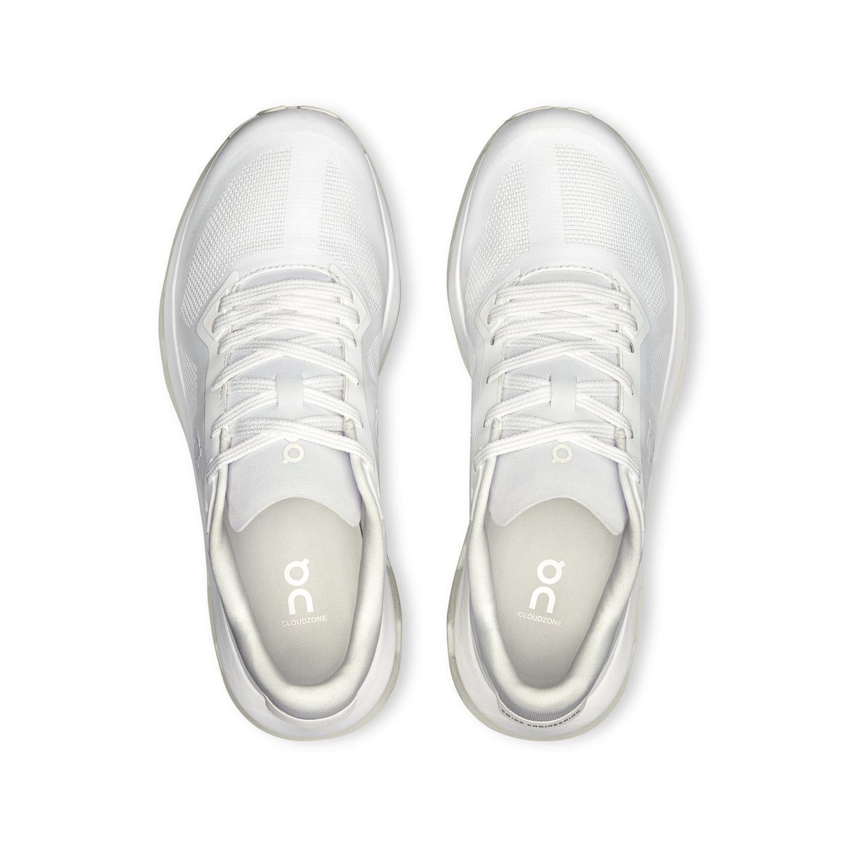 On Cloudzone - Women's in White / White - view 2