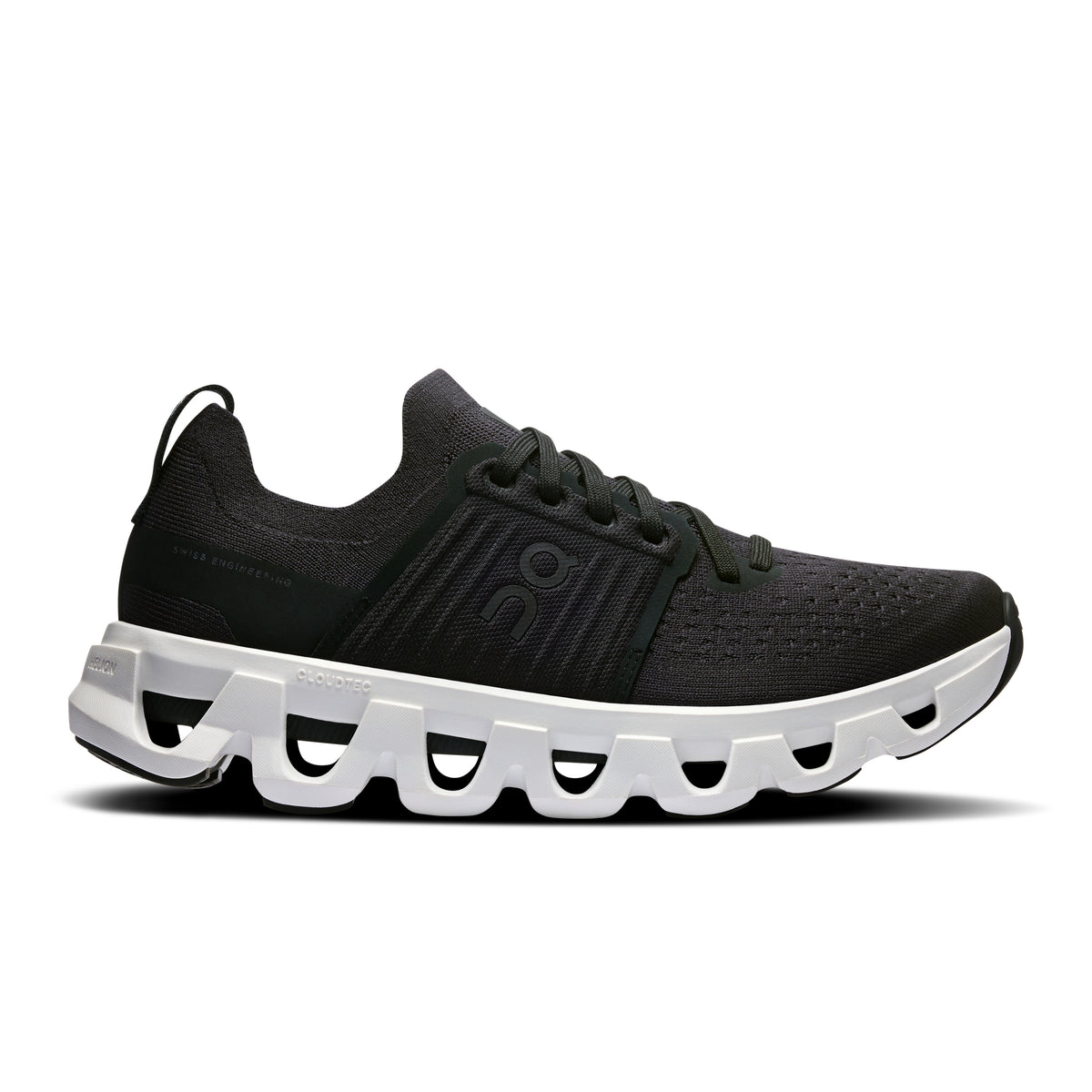 On Cloudswift 4 - Women's in Black / White - primary view