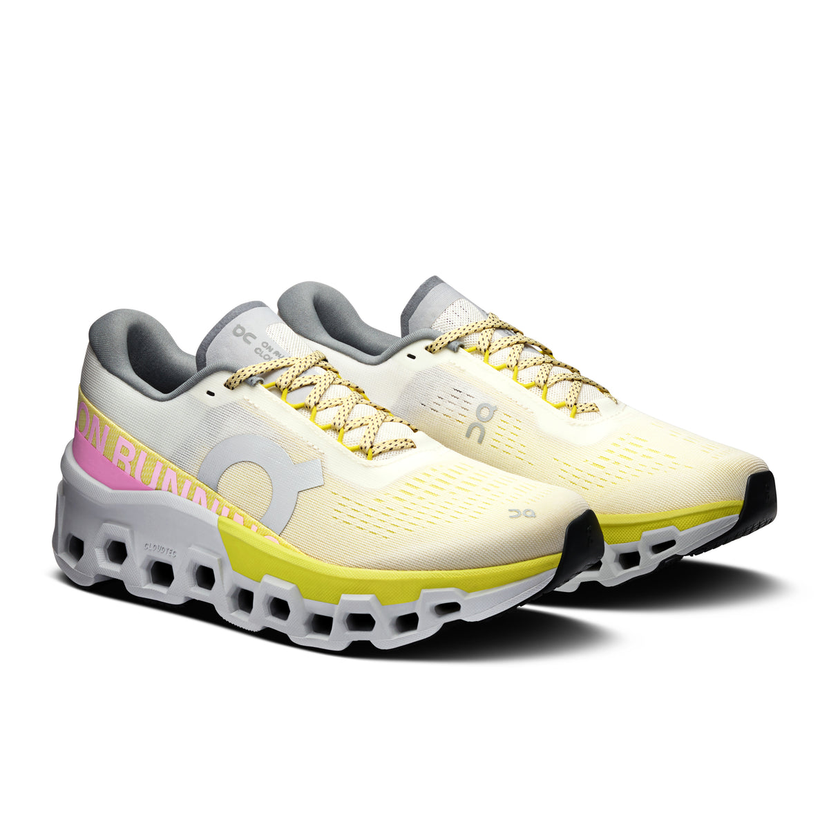 On Cloudmonster 2 - Women's - Limited Edition Ivory / Lime in Ivory / Lime - view 6