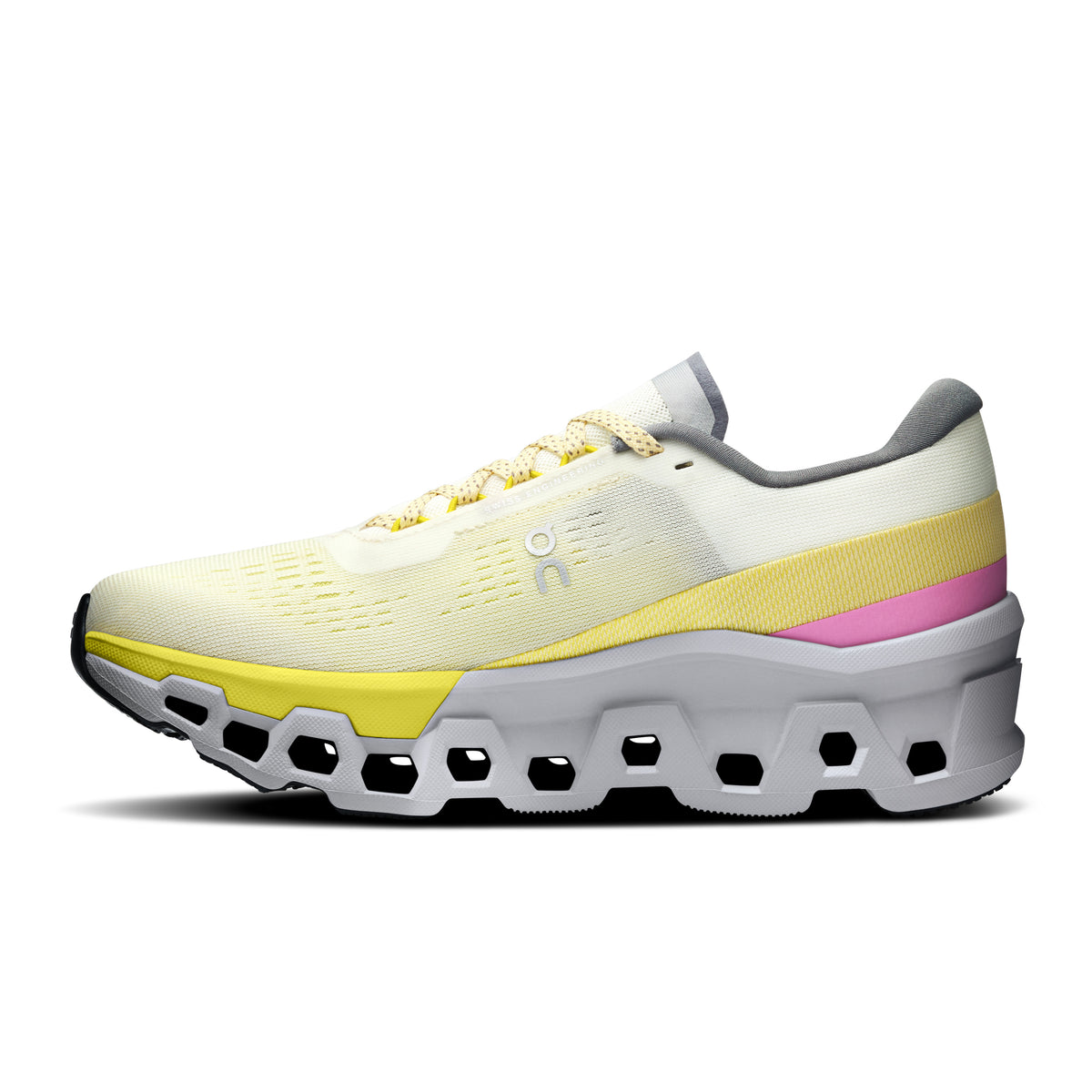 On Cloudmonster 2 - Women's - Limited Edition Ivory / Lime in Ivory / Lime - view 4
